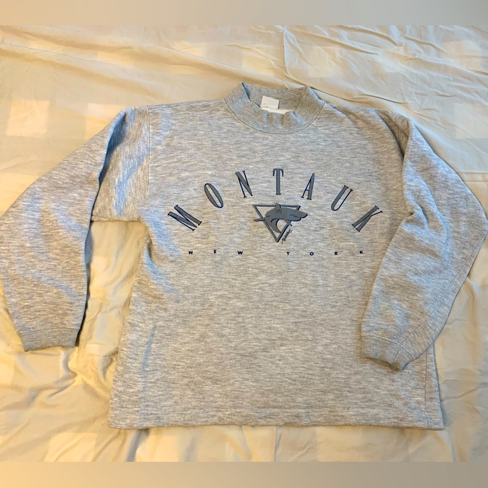 VTG 1990 Montauk Pullover Sweatshirt | M (see photos)